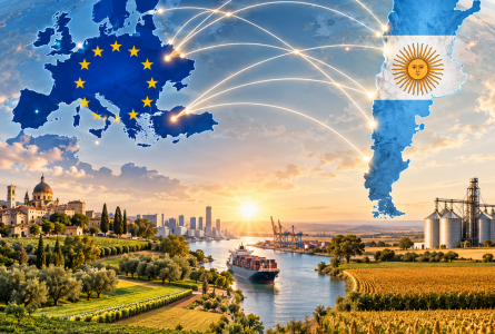 Conexión agrocomercial entre Europa y Argentina